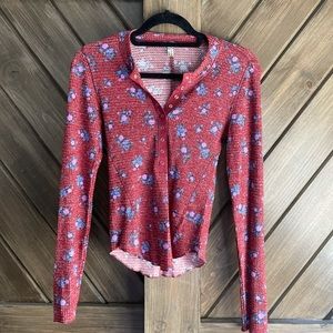 Free People One of the Girls Henley